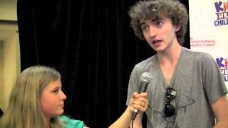 Mikey Reid from Victorious Interview at Kids Help Children Anti-Bullying Event