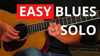 Easy Way to Play an Acoustic Blues Solo (Just 2 Shapes)