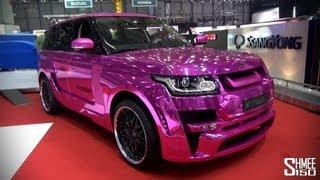 EXCLUSIVE: Hamann Mystère CHROME PINK - NEW Range Rover - Geneva 2013