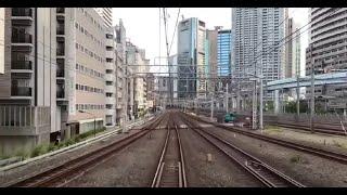 【前面展望】山手線内回り　一周　構内出区　Yamanote Line JR East  CAB VIEW