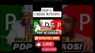 PDP Crisis: matter arises on Damagum, governors and party members #shorts