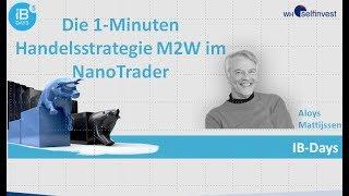 Die 1-Minuten Handelsstrategie M2W im NanoTrader - Aloys Mattijssen