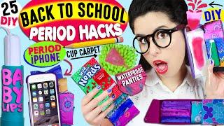 25 Period Life Hacks For Back To School: Period Phone Case, Tampon Baby Lips, DIY Menstrual Cup Rug!