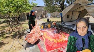 Grandma's garden life innovation: using spring water for washing