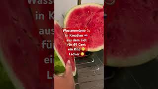 Wassermelone in Kroaten für 49 Cent / Kilo  #shorts #viral #youtubeshorts #short #shortvideo #video