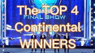 Continental Champions Shine at Mister World 2024: Meet the Top 4 Winners!