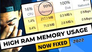 FIX High Memory/RAM Usage in 5 Minutes (Windows 10/11)️
