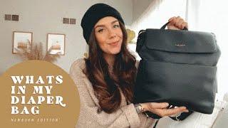 WHAT'S IN MY DIAPER BAG  NEWBORN ESSENTIALS