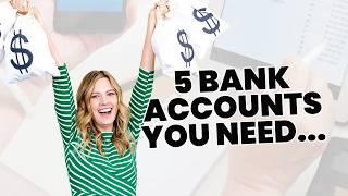 The 5 Bank Accounts you Should have as a Small Business Owner