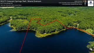 Shell Lake, Wisconsin Chalet on Private Lake & 16 Acres for Sale | Cres Spring Trail | Shane Evenson