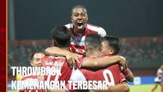 Throwback | Kemenangan terbesar Madura United FC atas tamunya Barito Putera dengan skor akhir 8-0