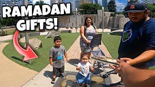 Muslim Giving Families Ramadan Gifts!