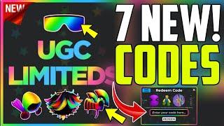 *NEW* ALL WORKING CODES FOR UGC LIMITED IN NOVEMBER 2024! ROBLOX UGC LIMITED CODES