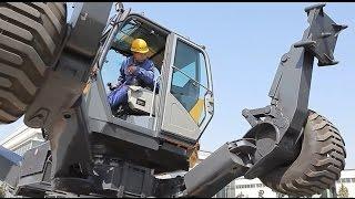 The Master Operator of XCMG’s “Spiderman” Walking Excavator