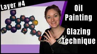 Oil Painting Glazing Technique | Painting Thiamin Molecule Layer 4