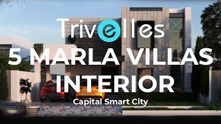 Trivelles 5 Marla Villas Interior |  Capital Smart City | Rizwan Cheema | Makaan Solutions