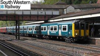 Trains at Weybridge, SWML - 17th April 2024