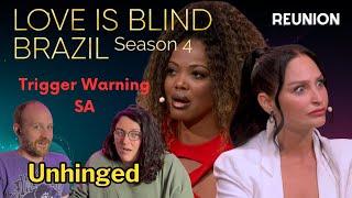 Bombshell Revelations in The Reunion For Love is Blind Brazil Season 4, reaction