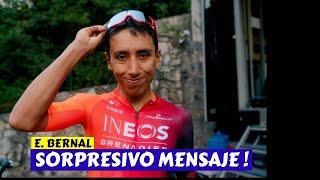 SORPRESIVO MENSAJE de EGAN BERNAL !