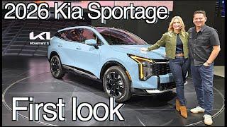 The new 2026 Sportage first look // Less edgy design, more features