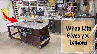 That one time I built an 8 foot Table Saw #diy #woodworking #tablesaw #restoration