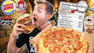 Eating the TOP 10 HIGHEST CALORIE Fast Food Items!