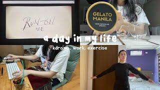 a day in my life   Rarejob’s tutor vlog, kdrama, workout | Philippines