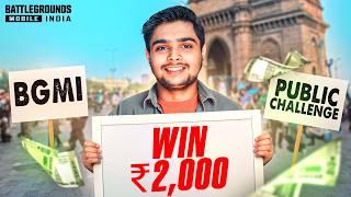 Giving ₹2000, If Strangers Do 5 Kills | Public Challenge