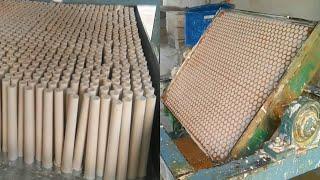 Complete Manufacturing Process of School Chalk Inside Factory | Chalk Piece making machine