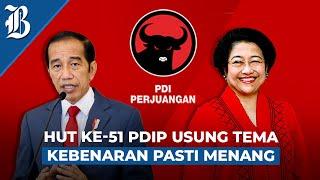 PDIP Tidak Undang Jokowi pada Perayaan HUT ke-51, Kenapa?