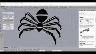  How To model a Spider in  Rhino 3D  for Halloween  - Organic modeling - NURBS surfaces