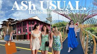 #AShUSUAL: FLYING TO SINGAPORE, SHOPPING, CRAZY RICH ASIANS TOUR! | ASHLEY SANDRINE