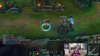 Tyler1 plays the banned Nubrac roaming Teemo support strategy