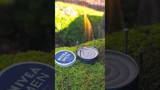 Survival Hack: DIY Alcohol Stove From a Nivea Tin #survival #bushcraft #camping #lifehacks