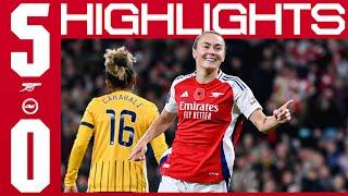 BIG WIN! | HIGHLIGHTS | Arsenal vs Brighton & Hove Albion (5-0) | Mead, Foord, Maanum, Hurtig, Russo