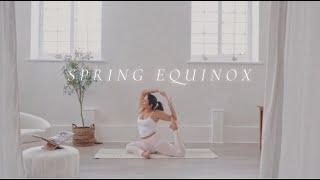 Spring Equinox Vinyasa | Yoga flow for Ostara & the astrological new year with oracle card reading