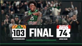 Panathinaikos - Armani Milano 103-74 | Eurolegue R16 Highlights | 17.12.2024