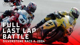 Haga vs Vermeulen at Silverstone Race 2  | #WorldSBK 2004