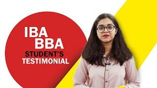 Student's Testimonial: IBA BBA Admission Preparation Course