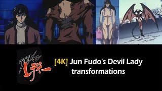 [4K] Devilman Lady - Jun Fudo's Devil Lady transformations