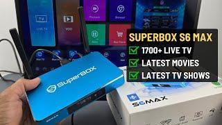 SuperBox S6 Max Review | Unboxing & Setup Android TV Box | Live TV | Movies | Blue TV