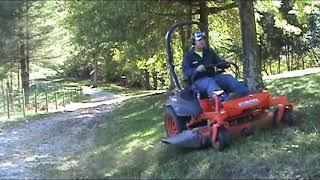 Can You Mow Slopes With A Zero Turn Mower? Kubota Z421 #2