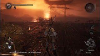 Nioh - Spear, Magic and Spirit gameplay on the Ikutsushima docks