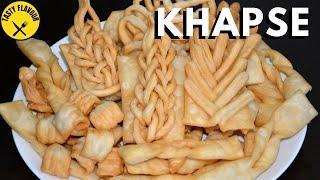 HOW TO MAKE TIBETAN KHAPSE │ KHAPSE RECIPE │ KHABSEY │ TIBETAN COOKIE │ KHAPSE DESIGN