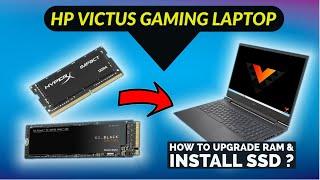 HP Victus Gaming Laptop 16-E0075AX Disassembly | SSD & RAM Upgrade | Detailed Step by Step Guide