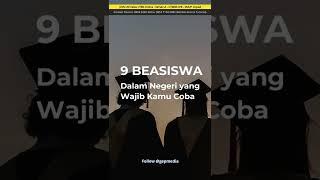 9 BEASISWA DALAM NEGERI PALING FAVORIT #snmptn #sbmptn #utbk2022 #shorts #beasiswa