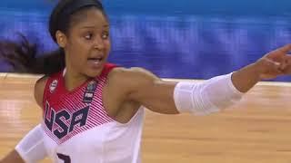 USA MAYA MOORE SHOWS AN IMPRESSION SHE PLAYS BETTER IN AN NBA GAME WITH CHINA