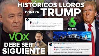 ¡HISTÓRICOS LLOROS DE FERRERAS Y LA SEXTA CON TRUMP! ¡VOX Y ABASCAL DEBEN SER LOS SIGUIENTES!