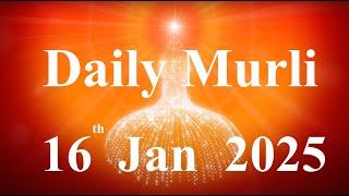 Daily Murli English 16 January 2025|daily English murli|murli in English|English murli today|Murli