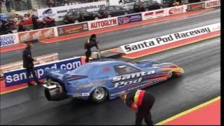 SantaPod Jet Car Fireforce 3 The world record breaking jet funny car Piloted by Martin Hill